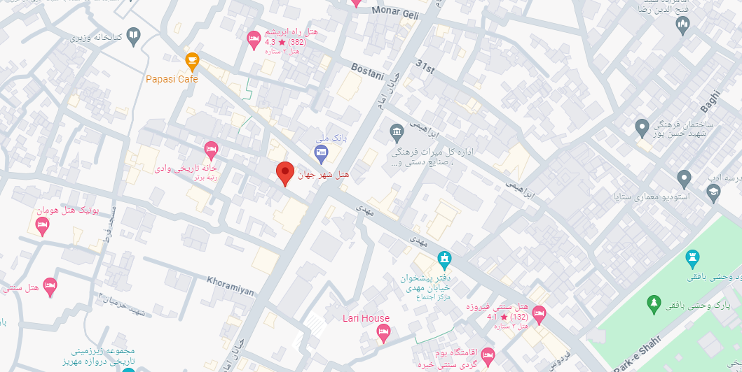 اقامتگاه سنتی شهر جهان یزد